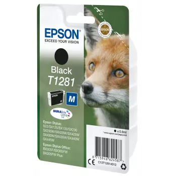 Epson T1281 Fox üksikpakend tindikassett must