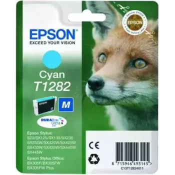 Epson Fox Singlepack tsüaan T1282 DURABrite Ultra tint