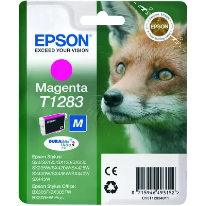 Epson Fox Singlepack magenta T1283 DURABrite Ultra tint