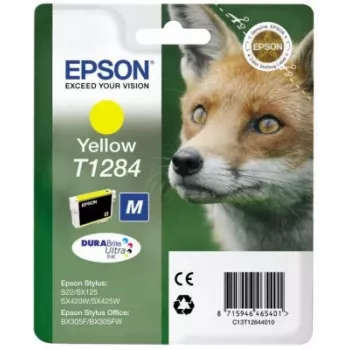 Epson Fox Singlepack kollane T1284 DURABrite Ultra tint