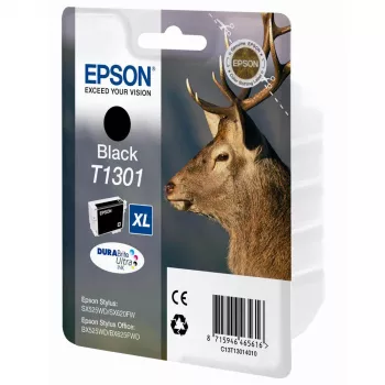 Epson Stag üksikpakend must T1301 DURABrite Ultra tint, Must, Pigmendipõhine tint, 1 tk