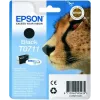 Epson Cheetah üksikpakend must T0711 DURABrite Ultra tint, must, pigmendipõhine tint, 1 tk
