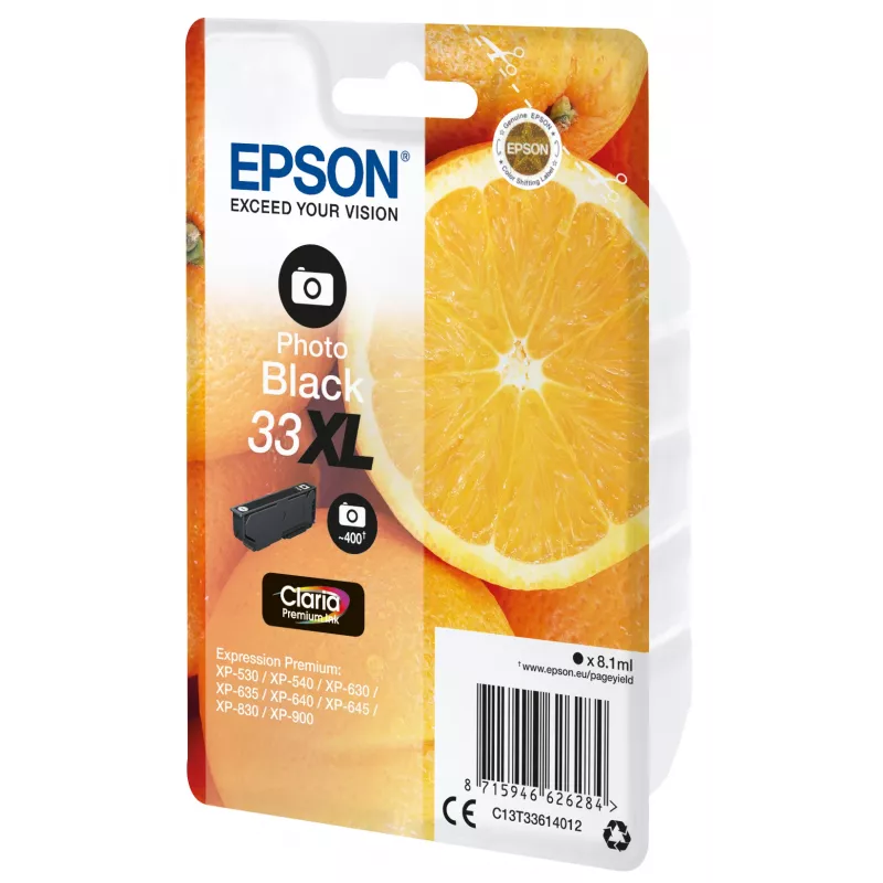 Epson oranžs Singlepack Photo Must 33XL Claria Premium tint