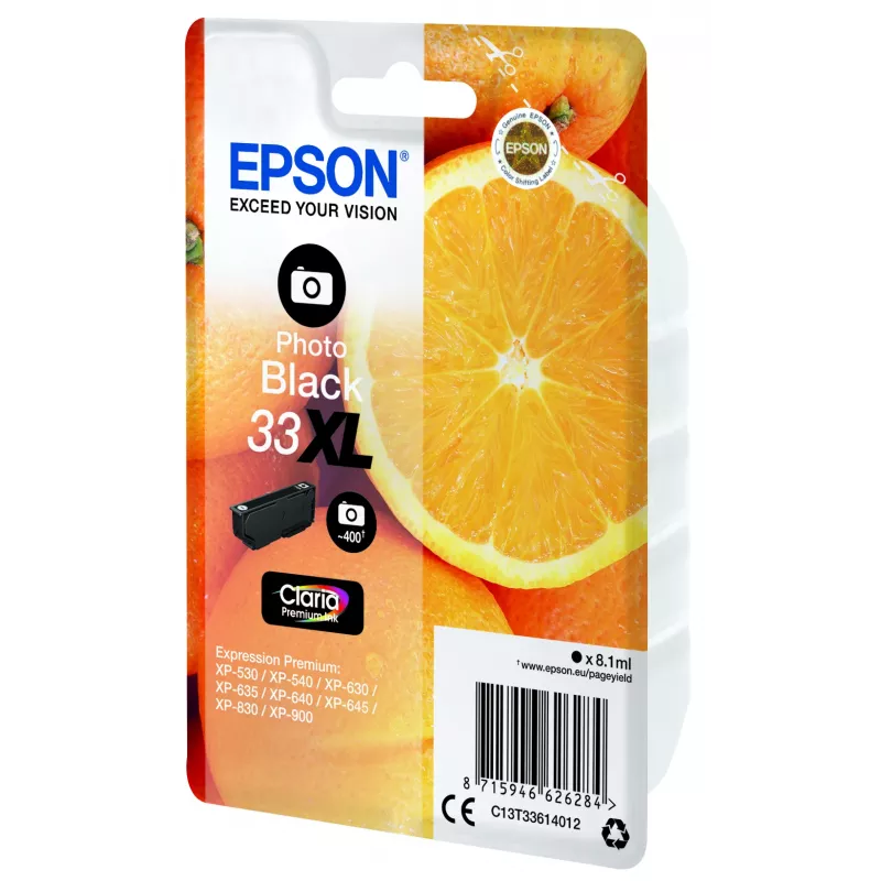 Epson oranžs Singlepack Photo Must 33XL Claria Premium tint
