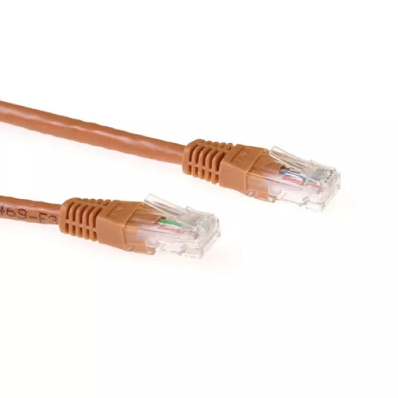 ACT pruun 7 meetri pikkune U/UTP CAT6A patch-kaabel RJ45-pistikutega