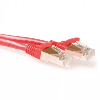 ACT Red 5 meetri pikkune LSZH SFTP CAT6A paigalduskaabel, takistuseta RJ45-pistikud