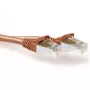 ACT pruun 0,50-meetrine SFTP CAT6A paigalduskaabel tõmmitsavaba RJ45-pistikutega