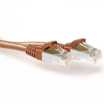 ACT pruun 1,50-meetrine SFTP CAT6A harudeta pistikutega patch-kaabel