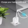 ACT USB-C laadija 65W 2 pordiga, Power Delivery PPS ja GaNFast