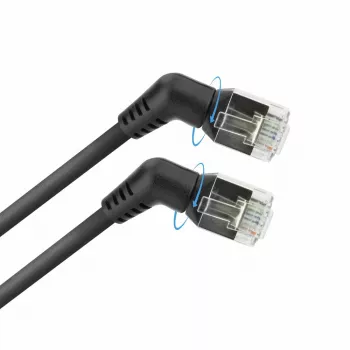 Võrgukaabel ACT DD1907 Cat6 U/FTP (STP) 7 m, RJ-45–RJ-45, kullatud kontaktid, must