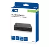 ACT 4K HDMI-lüliti 5 sisse, 1 välja, HDMI, Must, 2160p, 18 Gbit/s, 4096 x 2160 pikslit, 4K Ultra HD