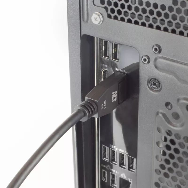ACT AK4081 DisplayPort kaabel 1 m Must