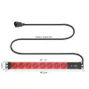Toitejaotusseade ACT PD3004 19-tolline C14 IEC60320 8 F-tüüpi pistikupesaga, 3 m H05VV-F 3G1.0, 230 V 10 A