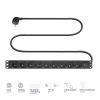 ACT pikendusjuhe PDU 19 tolli CEE7/7 9 tüüp E pesaga, 3m H05VV-F 3G1.5