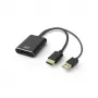 ACT AC7536 videokaabli adapter 0,24 m HDMI + USB DisplayPort Must