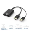 ACT AC7536 videokaabli adapter 0,24 m HDMI + USB DisplayPort Must