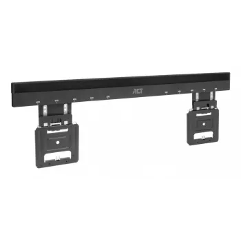 ACT fikseeritud TV seinakinnitus AC8356 37–80-tollistele teleritele, üliõhuke, VESA 200x200–600x400, 75 kg kandevõime, 9,5 mm seinakaugus, must