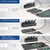 ACT laua pikendusjuhe, 3x pistikupesa tüüp F, 30 W Power Delivery, USB USB-C/A pordid, kaabli pikkus 1,5 m