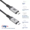 ACT USB4 80Gbps Thunderbolt 5 kaabel 240W USB USB-C, USB-IF sertifitseeritud, 1,5 meetrit