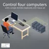 ACT 4-pordiline DisplayPort 4K@60Hz KVM-lüliti