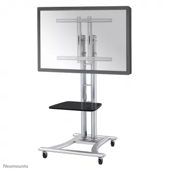 Neomounts PLASMA-M1800E TV-käru 27-70 tolli, hõbedane, teisaldatav põrandastatiiv, teras, 50 kg, 68,6 cm (27 tolli), 177,8 cm (70 tolli)