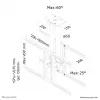 Neomounts PLASMA-C100D kahepoolne monitori-/telerikinnitus lakke 37-75 tolli - k 67-107 cm