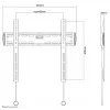 Neomounts NM-W340Must TV-kinnitus seinale 32-55 tolli - ülilame