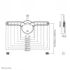 Neomounts OLED-W600Must telerikinnitus seinale 32-70 tolli – fikseeritud