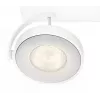 Pealispinnale paigaldatav LED-prožektor Signify Philips Dimmable Clockwork 6,5 W, 500 lm, 2700 K, IP20, valge