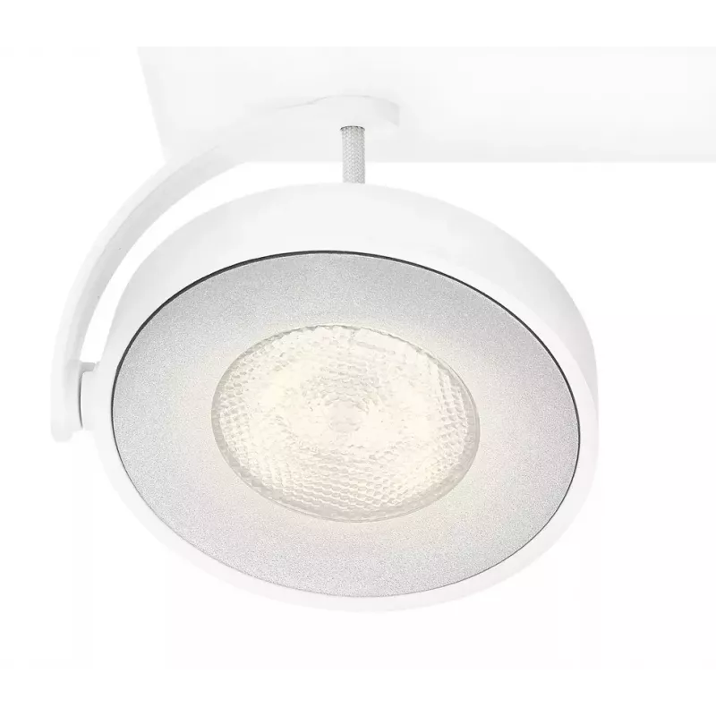 Pealispinnale paigaldatav LED-prožektor Signify Philips Dimmable Clockwork 6,5 W, 500 lm, 2700 K, IP20, valge