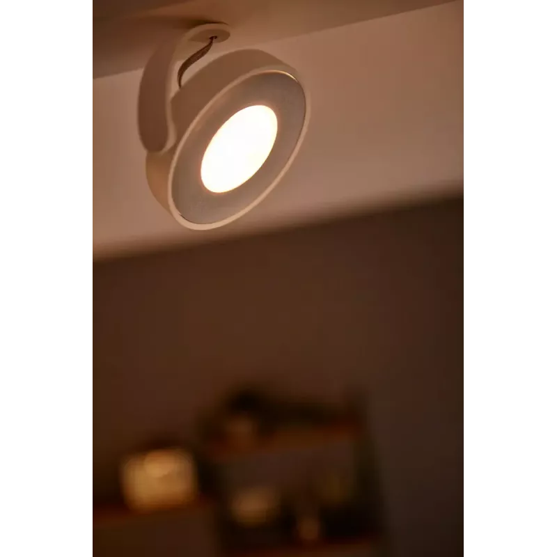 Philips WarmGlow LED Clockwork lae-/seinavalgusti 4x LED, 18W kokku, 2700K, 2000 lm, hämardatav, IP20, valge