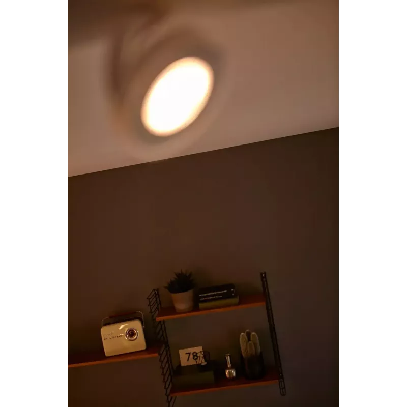 Philips WarmGlow LED Clockwork lae-/seinavalgusti 4x LED, 18W kokku, 2700K, 2000 lm, hämardatav, IP20, valge
