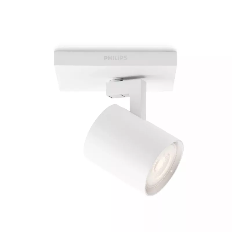 Pindpaigaldatav valgusti Signify Philips myLiving 5309031P0, GU10 LED 3,5 W, 2700 K, 255 lm, valge, hämardatav