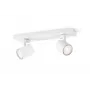 Pinnale paigaldatav valgusti Philips myLiving 5309231P0, GU10 LED 7 W, 2700K, 255 lm, 2-pirniline, hämardatav, valge