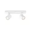 Pinnale paigaldatav valgusti Philips myLiving 5309231P0, GU10 LED 7 W, 2700K, 255 lm, 2-pirniline, hämardatav, valge