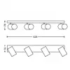 Philips myLiving Kosipo lae/seina prožektor 4x, pealispinna valgusti, GU10, 4 pirn(i), LED, 220-240 V, must
