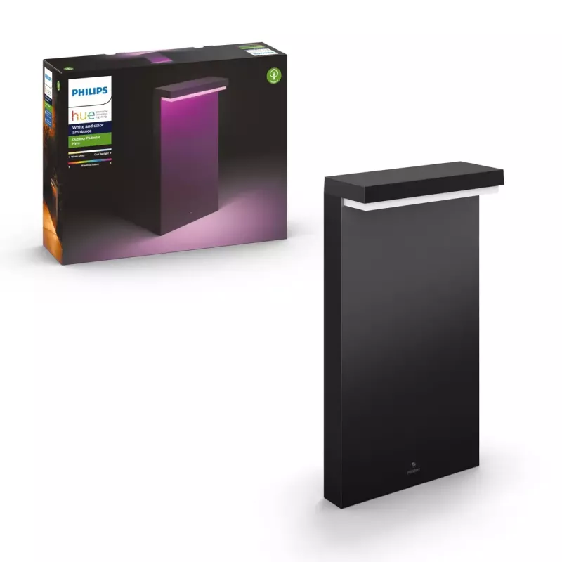 Philips Hue Valge and colour ambience Nyro Outdoor pedestal (Valge ja värvilise valgusega õuepost)