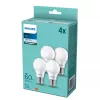 LED lamp Philips E27 60W 4000K, 4-pack — E27 alus, 4000K neutraalvalge