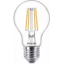 Philips Filament Bulb Clear 40W A60 E27 x2, 4,3 W, 40 W, E27, 470 lm, 15000 h, Soe valge