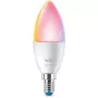 Nutipirn WiZ Candle 40 W C37 E14 Wi-Fi Valge Energiaklass F