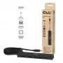 CLUB3D 7-1 USB-C–HDMI-jaotur — juhtmega, Gigabit Ethernet, must, 136×34×94,5 mm