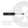 CLUB3D 7-1 USB-C–HDMI-jaotur — juhtmega, Gigabit Ethernet, must, 136×34×94,5 mm