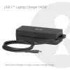CLUB 3D USB-C sülearvuti laadija 140W, vahelduvvoolutoide, universaalne ühilduvus, 1 m kaabel, must
