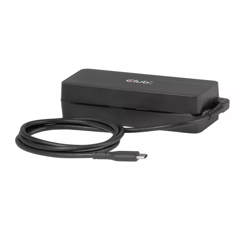CLUB 3D USB-C sülearvuti laadija 140W, vahelduvvoolutoide, universaalne ühilduvus, 1 m kaabel, must