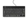 R-Go Tools Ergonoomiline klaviatuur R-Go Compact Break, kompaktne klaviatuur pausitarkvaraga, QWERTY (UK), juhtmega, must