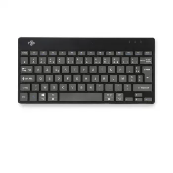 R-Go Tools Ergonoomiline klaviatuur R-Go Compact Break, kompaktne klaviatuur pausitarkvaraga, AZERTY (FR), Bluetooth, must