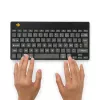R-Go Tools Ergonoomiline klaviatuur R-Go Compact Break, kompaktne klaviatuur pausitarkvaraga, AZERTY (FR), Bluetooth, must