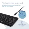 R-Go Tools Ergonoomiline klaviatuur R-Go Compact Break, kompaktne klaviatuur pausitarkvaraga, AZERTY (FR), Bluetooth, must
