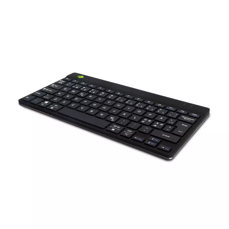 R-Go Tools Ergonoomiline klaviatuur R-Go Compact Break, kompaktne klaviatuur puhketarkvaraga, QWERTY (Põhjamaade), Bluetooth, must