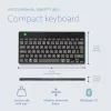 R-Go Tools Ergonoomiline klaviatuur R-Go Compact Break, kompaktne klaviatuur puhketarkvaraga, QWERTY (Põhjamaade), Bluetooth, must